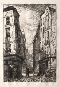 Rue des Marmousets (vanha Pariisi) tekijältä Maxime Lalanne