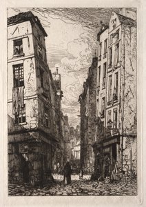 Rue des Marmousets (vanha Pariisi) tekijältä Maxime Lalanne