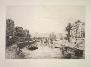 Näkymä St. Michelin sillalta, 1865.