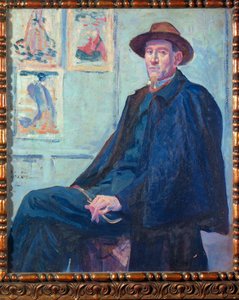 Felix Feneon, taidekriitikko ja keräilijä (henkeä huohottaen) tekijältä Maximilien Luce