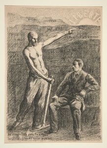 Kunnianosoitus eversti Pecquartille tekijältä Maximilien Luce