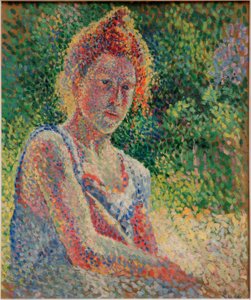 Nuoren naisen muotokuva tekijältä Maximilien Luce