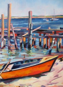 Dockside Orange -vene tekijältä Maxine Shore