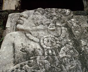 Stele talossa A, patio 2 palatsissa tekijältä Mayan