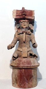 Suitsukepoltin, Copan, Honduras, Keski-Amerikka, myöhäisklassinen aika (600-900 jKr) (terrakotta) tekijältä Mayan Mayan