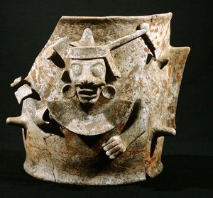 Suitsukepoltin, Iximche, Guatemala, klassisen jälkeinen aika (900-1521) (keramiikka) tekijältä Mayan Mayan