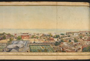 Osio Delhin panoraamasta tekijältä Mazar or Mazhar Ali Khan