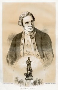 Kapteeni James Cook, 1700-luvun brittiläinen merivoimien upseeri ja tutkimusmatkailija, 1879