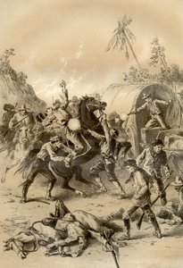 Bushrangers hyökkäsi kultasaattajaan Australiassa, 1879