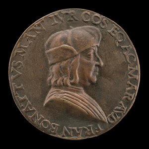 Francesco Bonatti, Mantuan lakimies [kannepuoli], n. 1510. tekijältä Mea