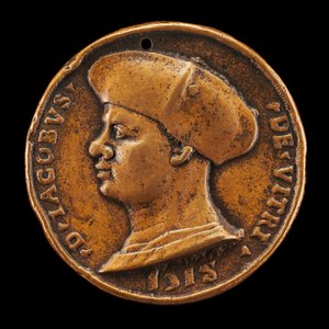 Jacques de Vitry-La Lière, kuollut 1515, kaanoni, dekaani ja kansleri [kannepuoli], 1518. tekijältä Medallist of 1518