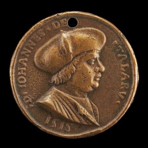 Jean de Talaru, kuoli 1550, Fourvièren kaanoni 1517, 1518. tekijältä Medallist of 1518