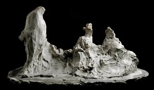 Medardo Rosson (1858-1928) Barzio, Museo Medardo Rosso -keskustelu puutarhaveistoksessa