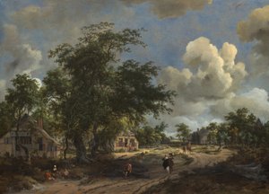 Näkymä High Roadilla, 1665.