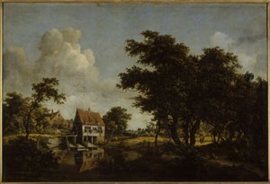 Myllyt vuosina 1664-1668 (öljy) tekijältä Meindert Hobbema