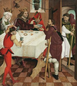 Almulahjoitus St. Oswald tekijältä Meister der Oswaldlegende