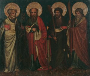 Apostolit Pietari, Paavali, Jaakob vanhin J ja Simon tekijältä Meister von Laufen