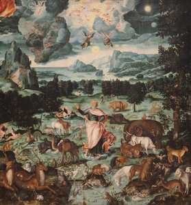 Maailman luominen, 1575 tekijältä Melchior Bocksberger