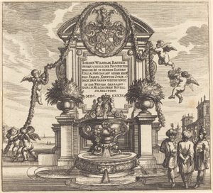 Nimilehti tekijältä Melchior Küsel after Johann Wilhelm Baur