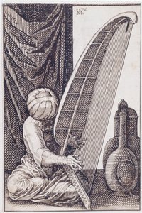 Turkki soittaa harppua, 1576