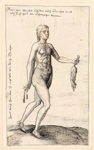 Nainen Gambiasta, 1583 tekijältä Melchior Lorck