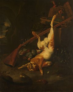 Metsästäjän laukku tekijältä Melchior de Hondecoeter
