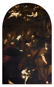 Neitsyen avioliitto Melchiorre Gherardini dit il Ceranino (1607-1668) 1629-1632 Yksityiskokoelma tekijältä Melchiorre Gherardini