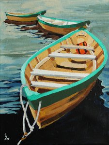 Three of a Kind, 2022 (akryyli kankaalle)