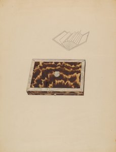 Korttikotelo, c. 1936. tekijältä Melita Hofmann