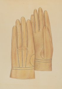 Miesten hanskat, c. 1938.