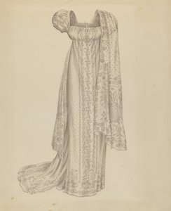 Häämekko huivilla, c. 1939. tekijältä Melita Hofmann