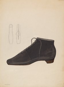 Naisten kenkä, c. 1936.
