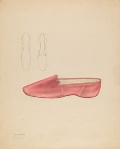 Naisten tossut, n. 1936.