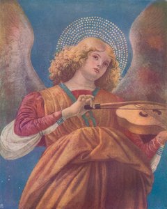 Musikaalienkeli viulufreskolla, 1400-luku