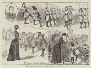 Lontoon koululaislasten harjoitukset Royal Albert Hallissa tekijältä Melton Prior