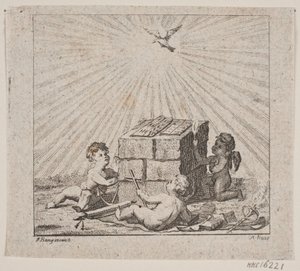 Vinjetti N. E. Ballelle "Theses Theologica" tekijältä Meno Haas
