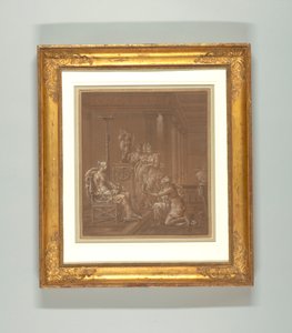 Piirtäminen, Tapettien suunnittelu tekijältä Merry Joseph Blondel