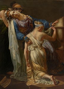 Hecuba ja Polyxena, vuoden 1814 jälkeen (öljy kankaalle)