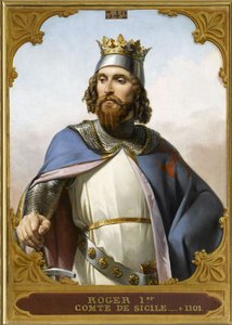 Roger I Sisilialainen 1031-1101, 1840-luku.