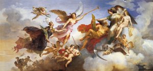 Voittaja Ranska Bouvinesissa (1214) tekijältä Merry Joseph Blondel