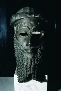 Sargon I:n pää (n. 2334-2279 eKr.) 2334-2200 eKr. (kupari) (katso myös 187024) tekijältä Mesopotamian