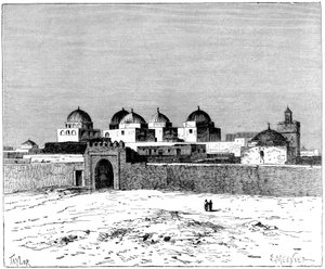 Miekkojen moskeija, Kairwan, 1890