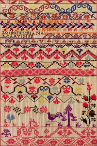 Kirjontanäyte (puuvilla) tekijältä Mexican School