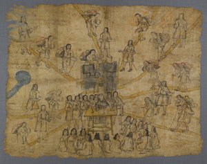 Sivu Codex San Pedro Atlapolco, Nahua (muste & wc amatepaperille) (katso myös 499243) tekijältä Mexican School