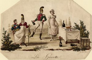 Gavotte, c. 1815 tekijältä Meynier Saint Fal