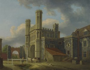 Pyhän Augustinuksen portti, n. 1778 (öljy kankaalle)