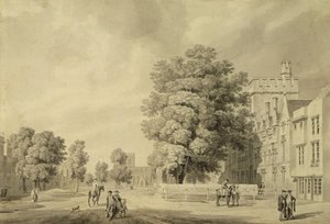 St Johns College, Oxford (kynä ja muste ja pesu)