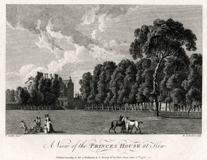 Näkymä Princes Housesta Kewissä, 1776