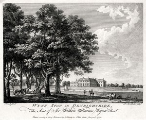 Wynn Stay Denbighshiressä, Walesissa, 1775 tekijältä Michael Angelo Rooker