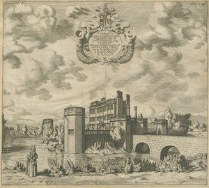 Caverswallin linna: kuparikaiverrus, nd [1653-1686] (vedos) (painettu) tekijältä Michael Burghers
